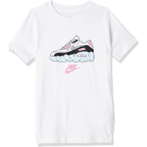 Kleidung Mädchen T-Shirts Nike CT2629 Weiss