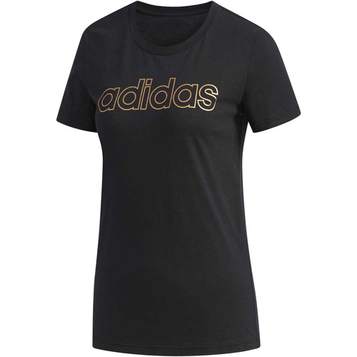 Kleidung Damen T-Shirts adidas Originals FL0164 Schwarz