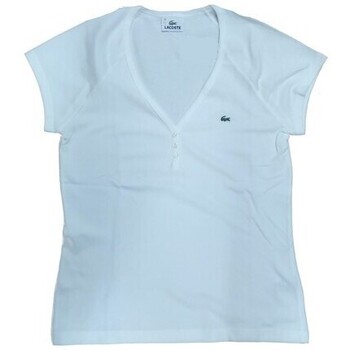 Kleidung Damen T-Shirts Lacoste TF7900 Weiss