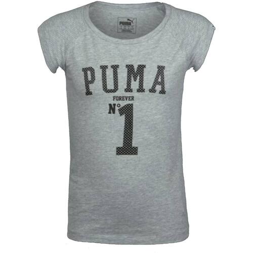 Kleidung Jungen T-Shirts Puma 836639 Grau