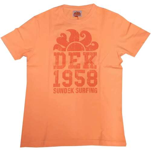 Kleidung Herren T-Shirts Sundek 9MJ1TE48 Orange