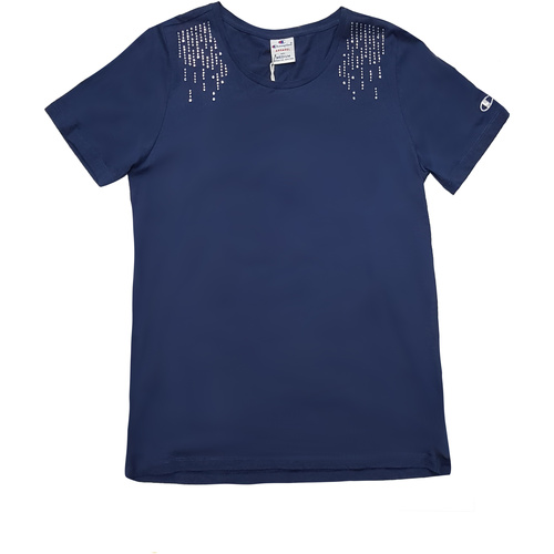 Kleidung Damen T-Shirts Champion 110686 Blau