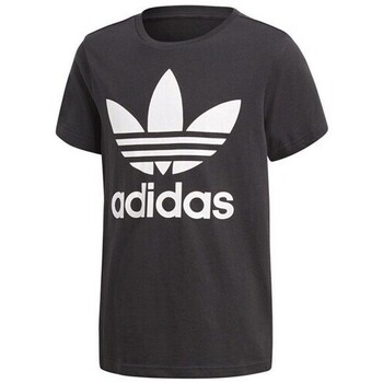 Kleidung Jungen T-Shirts adidas Originals CF8545 Schwarz