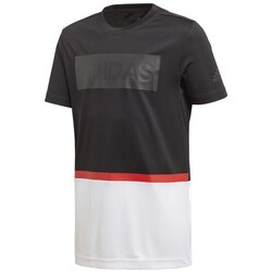 Kleidung Jungen T-Shirts adidas Originals DJ1164 Schwarz
