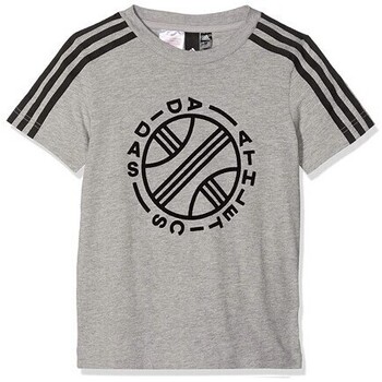 Kleidung Jungen T-Shirts adidas Originals DJ1636 Grau