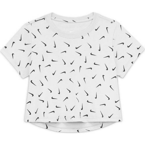 Kleidung Mädchen T-Shirts Nike CZ1126 Weiss