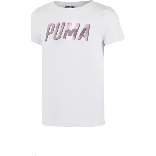 Kleidung Mädchen T-Shirts Puma 855041 Weiss