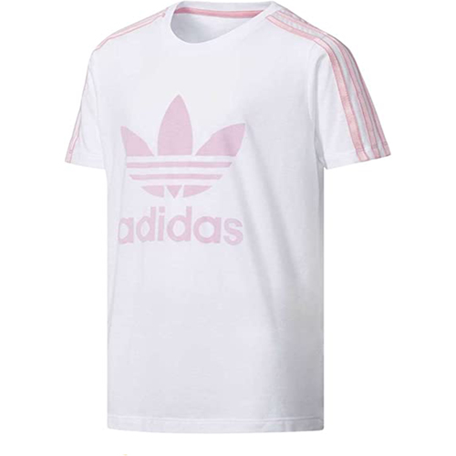 Kleidung Mädchen T-Shirts adidas Originals CE5098 Weiss