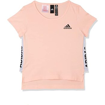 Kleidung Mädchen T-Shirts adidas Originals DJ1397 Rosa