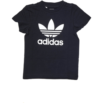 Kleidung Jungen T-Shirts adidas Originals CD6259 Schwarz
