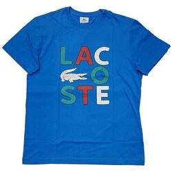 Kleidung Herren T-Shirts Lacoste TH3575 Blau
