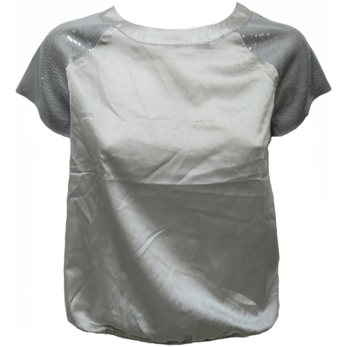 Kleidung Damen T-Shirts Deha D33340 Silbern