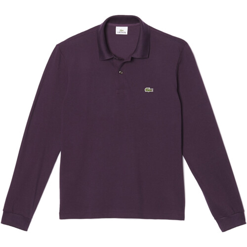 Kleidung Herren Langärmelige Polohemden Lacoste L1312 Violett
