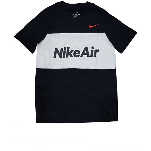 Kleidung Jungen T-Shirts Nike CV2211 Schwarz