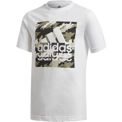 Kleidung Jungen T-Shirts adidas Originals GD9255 Weiss