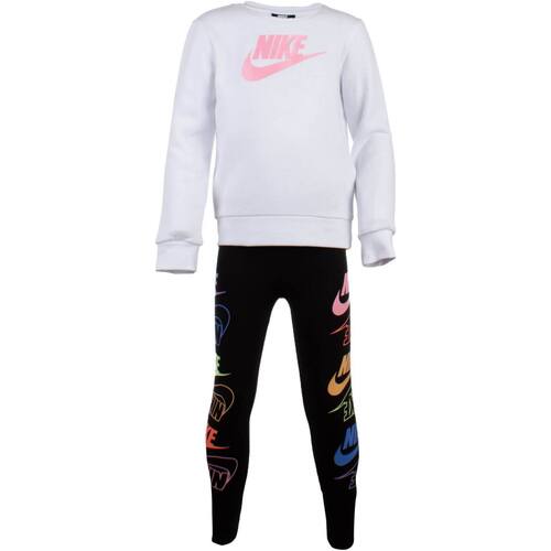 Kleidung Mädchen Jogginganzüge Nike 36G994 Weiss