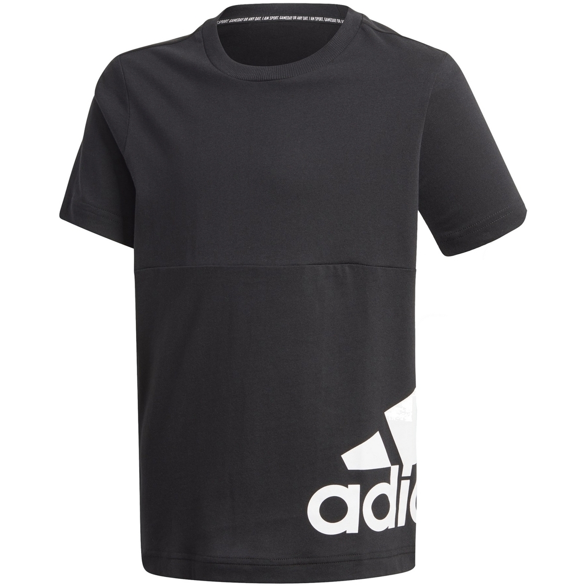 Kleidung Jungen T-Shirts adidas Originals GE0654 Schwarz