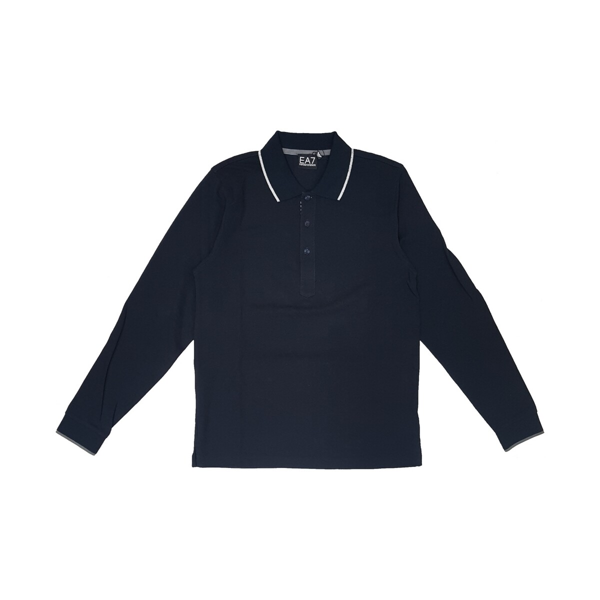 Kleidung Herren Langärmelige Polohemden Emporio Armani EA7 273128-2P473 Blau