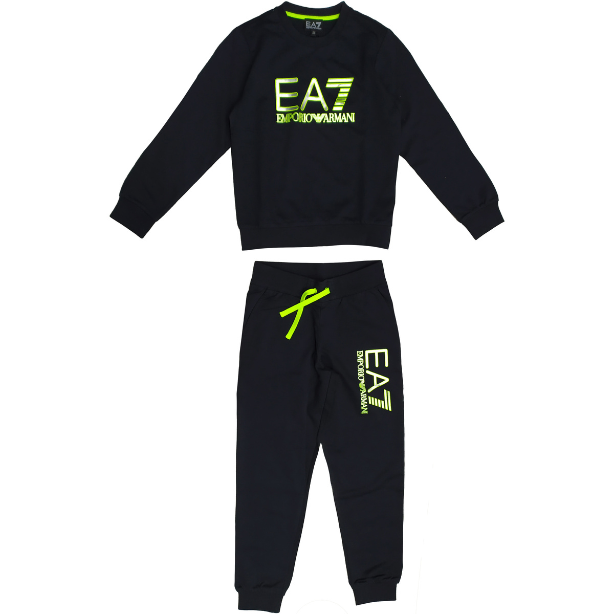 Kleidung Jungen Jogginganzüge Emporio Armani EA7 3YBV53-BJ05Z Grau