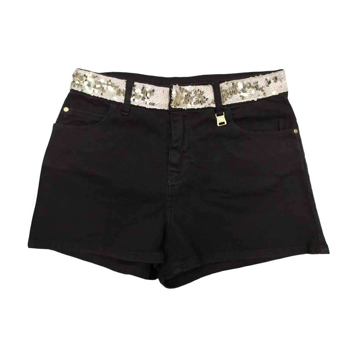 Kleidung Damen Shorts / Bermudas Café Noir JJ6320 Schwarz