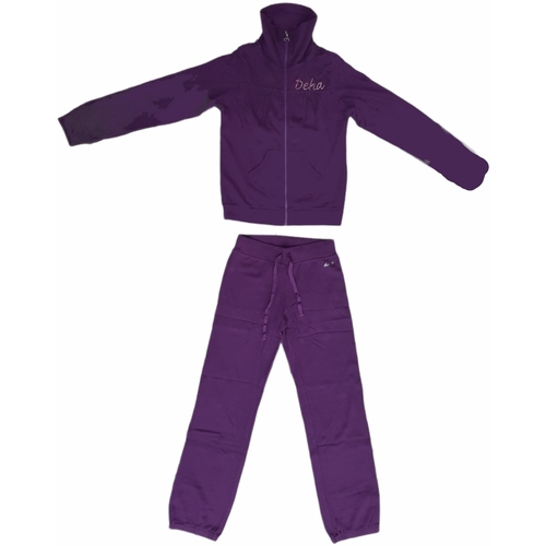 Kleidung Mädchen Jogginganzüge Deha F17104 Violett
