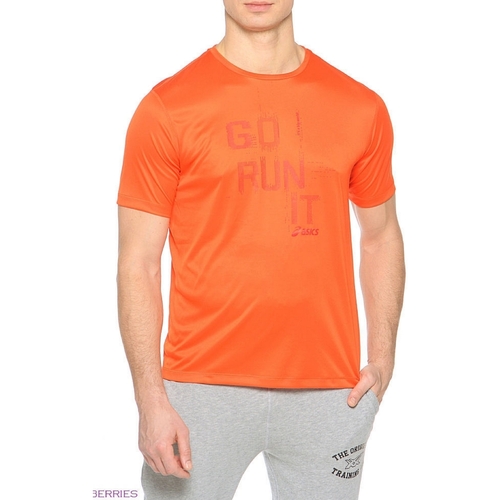 Kleidung Herren T-Shirts Asics 125141 Orange