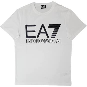 Kleidung Herren T-Shirts Emporio Armani EA7 3KPT27-PJ7CZ Weiss