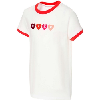 Kleidung Mädchen T-Shirts Nike DC7724 Weiss