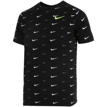Kleidung Jungen T-Shirts Nike DC7530 Schwarz
