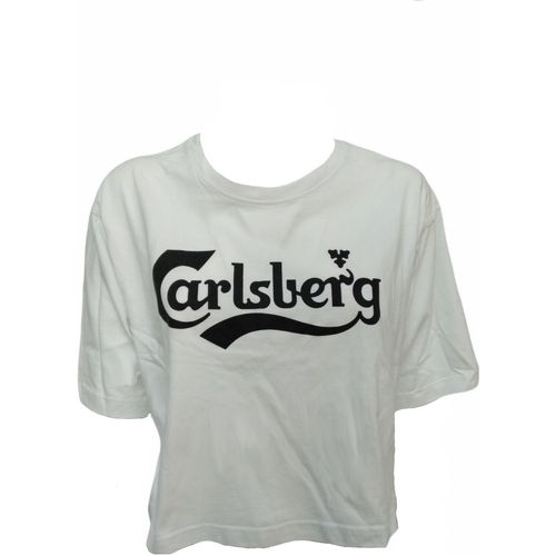 Kleidung Damen T-Shirts Carlsberg CBD2153 Weiss