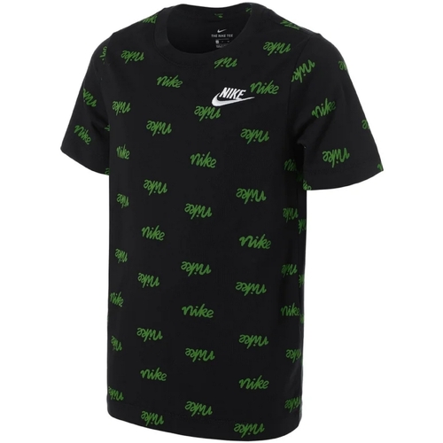 Kleidung Jungen T-Shirts Nike DC7508 Schwarz