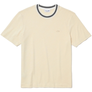 Kleidung Herren T-Shirts Lacoste TH0457 Gelb