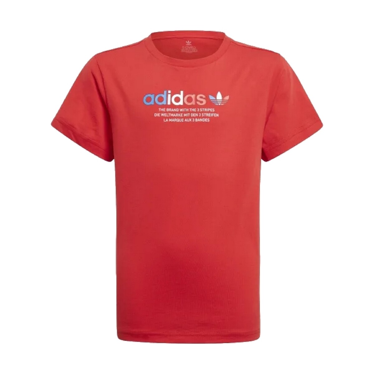 Kleidung Jungen T-Shirts adidas Originals GN7480 Rot