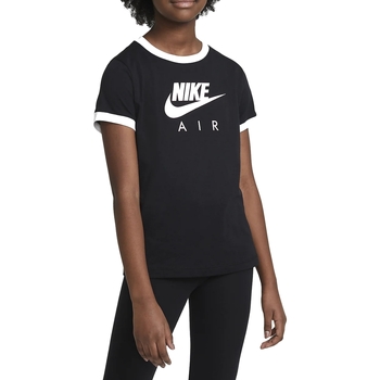 Kleidung Mädchen T-Shirts Nike DC7158 Schwarz