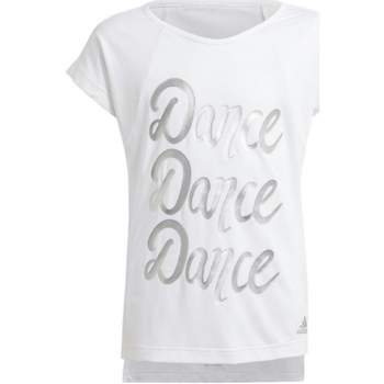 Kleidung Mädchen T-Shirts adidas Originals GM7044 Weiss