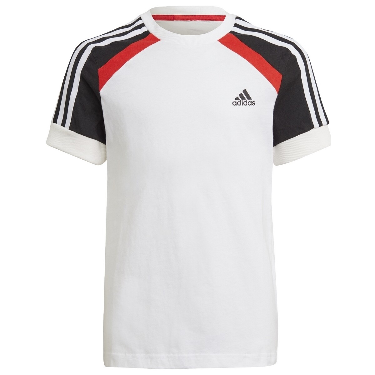 Kleidung Jungen T-Shirts adidas Originals GM6999 Weiss