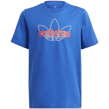 Kleidung Jungen T-Shirts adidas Originals GN2299 Blau