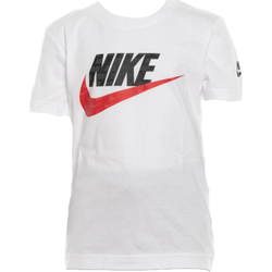 Kleidung Jungen T-Shirts Nike 86H427 Weiss