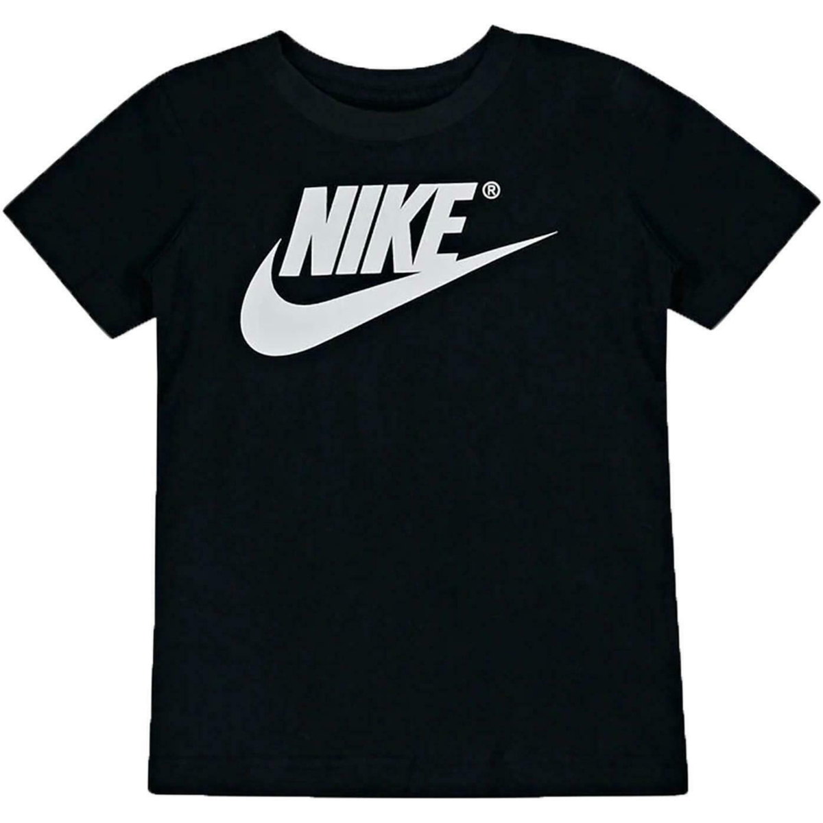 Kleidung Jungen T-Shirts Nike 8U7065 Schwarz