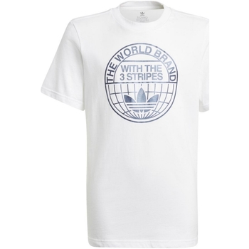 Kleidung Jungen T-Shirts adidas Originals GN4126 Weiss