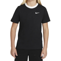 Kleidung Jungen T-Shirts Nike DC7513 Schwarz