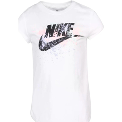 Kleidung Mädchen T-Shirts Nike 36H785 Weiss