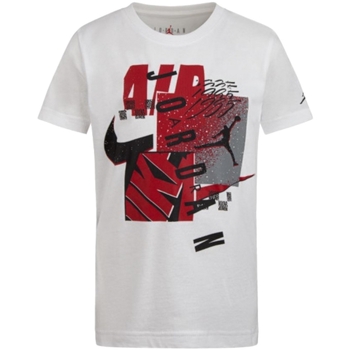 Kleidung Jungen T-Shirts Nike 85A566 Weiss