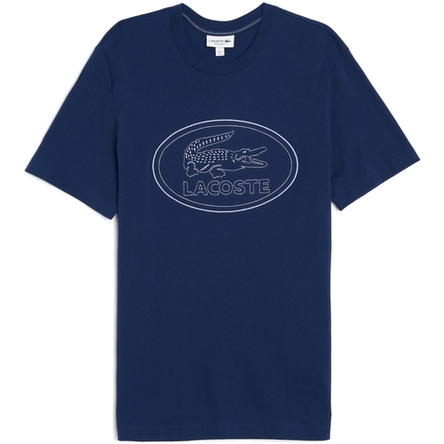 Kleidung Herren T-Shirts Lacoste TH0453 Blau