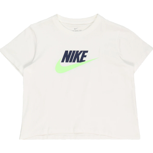 Kleidung Mädchen T-Shirts Nike DA6925 Weiss