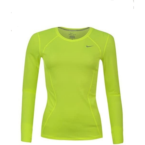 Kleidung Damen Langarmshirts Nike 645445 Gelb