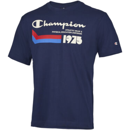 Kleidung Herren T-Shirts Champion 215710 Blau