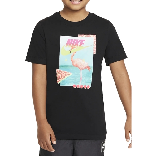 Kleidung Jungen T-Shirts Nike DJ3804 Schwarz