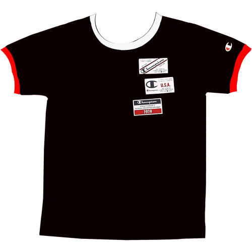 Kleidung Jungen T-Shirts Champion 305633 Schwarz