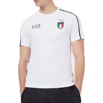Kleidung Herren T-Shirts Emporio Armani EA7 3HPT90-PCOMZ Weiss